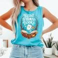 Read S'More Books Camping Outdoors Travel Campfire Comfort Colors Tank Top Light Green Read S'More Books Camping Outdoors Travel Campfire Comfort Colors Tank Top Light Green