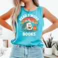 Read S'More Books Cute Campfire Reading Book Lovers Comfort Colors Tank Top Light Green Read S'More Books Cute Campfire Reading Book Lovers Comfort Colors Tank Top Light Green