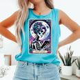 The Reader Tarot Card Reading Skeleton Skull Book Lover Comfort Colors Tank Top Light Green The Reader Tarot Card Reading Skeleton Skull Book Lover Comfort Colors Tank Top Light Green