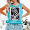 The Reader Tarot Card Women Book Lover Librarian Read Comfort Colors Tank Top Light Green The Reader Tarot Card Women Book Lover Librarian Read Comfort Colors Tank Top Light Green