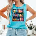 Reading And Bookcase Magic Book Premium Comfort Colors Tank Top Light Green