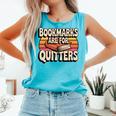 Reading Bookmarks Are For Quitters Reader Book Lovers Comfort Colors Tank Top Light Green Reading Bookmarks Are For Quitters Reader Book Lovers Comfort Colors Tank Top Light Green