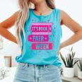 Reading Books Its Book Fair Week Comfort Colors Tank Top Light Green