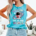 Reading Is Out Of This World Space Book Lover Comfort Colors Tank Top Light Green