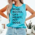 Retro Gym Book Lover Read Books Lift Heavy Pet Dogs Comfort Colors Tank Top Light Green Retro Gym Book Lover Read Books Lift Heavy Pet Dogs Comfort Colors Tank Top Light Green