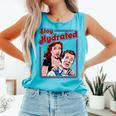 Retro Vampire Book Cover Style Stay Hydrated Halloween Comfort Colors Tank Top Light Green Retro Vampire Book Cover Style Stay Hydrated Halloween Comfort Colors Tank Top Light Green