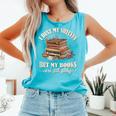 Romantasy I Dust My Shelves But My Books Are Still Filthy Comfort Colors Tank Top Light Green Romantasy I Dust My Shelves But My Books Are Still Filthy Comfort Colors Tank Top Light Green