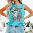 RtY Book Man Graphic Eyes Colorful Art Small Comfort Colors Tank Top Light Green