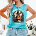 Salem Witch Book Club All Witches Welcome Halloween Reading Comfort Colors Tank Top Light Green