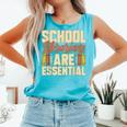 School Librarians Are Essential Library Book Lover Librarian Comfort Colors Tank Top Light Green School Librarians Are Essential Library Book Lover Librarian Comfort Colors Tank Top Light Green