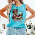 He Sees What You'Ve Been Reading Santa Christmas Bookish Comfort Colors Tank Top Light Green He Sees What You'Ve Been Reading Santa Christmas Bookish Comfort Colors Tank Top Light Green