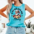 He Sees What You'Ve Been Reading Santa Xmas Book Lover Comfort Colors Tank Top Light Green He Sees What You'Ve Been Reading Santa Xmas Book Lover Comfort Colors Tank Top Light Green
