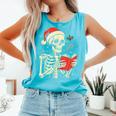 Skeleton Reading Book Christmas Teacher Librarian Book Lover Comfort Colors Tank Top Light Green Skeleton Reading Book Christmas Teacher Librarian Book Lover Comfort Colors Tank Top Light Green