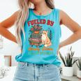Smut Reader Cat Lover Fueled By Smutty Books & Cat Snuggles For Men Women Comfort Colors Tank Top Light Green