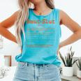 Smut Slut Sayings Definition Sarcastic Book Lover Comfort Colors Tank Top Light Green