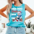 Snowman Winter Snow So Many Books Christmas Snow Little Time Comfort Colors Tank Top Light Green Snowman Winter Snow So Many Books Christmas Snow Little Time Comfort Colors Tank Top Light Green