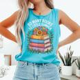 So Many Books So Little Summer Comfort Colors Tank Top Light Green So Many Books So Little Summer Comfort Colors Tank Top Light Green