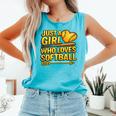 Softball Just A Girl Comic Book Style Graphic For Teens Comfort Colors Tank Top Light Green Softball Just A Girl Comic Book Style Graphic For Teens Comfort Colors Tank Top Light Green