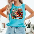 Squirrel Reading a Book Lover Bookworm Comfort Colors Tank Top Light Green Squirrel Reading a Book Lover Bookworm Comfort Colors Tank Top Light Green