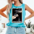 Tarot Cards Guide Book Esoteric Mysticism Clothing The Fool Tarot Card -Adults & Kids Small Short Sleeve Crew Neck Classic Fit Comfort Colors Tank Top Light Green