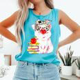 Teacher Pig Cute Farm Animal Book Lover School Student For Men Women Kids Comfort Colors Tank Top Light Green