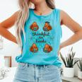Thankful For Books Turkey Reading Book Lovers Fall Teacher Comfort Colors Tank Top Light Green Thankful For Books Turkey Reading Book Lovers Fall Teacher Comfort Colors Tank Top Light Green