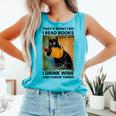 That's What I Do I Read Books I Drink Wine And I Know Things Comfort Colors Tank Top Light Green
