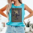 The Three Musketeers Book Cover Comfort Colors Tank Top Light Green The Three Musketeers Book Cover Comfort Colors Tank Top Light Green