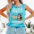 Tiny Dinosaur Read Books & Pet My Bearded Dragon Lover Premium Tri-Blend Comfort Colors Tank Top Light Green