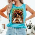 History Month Black Afro Girl Women Book Lovers Floral Comfort Colors Tank Top Light Green History Month Black Afro Girl Women Book Lovers Floral Comfort Colors Tank Top Light Green