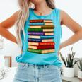 History Month Educated Black Leaders Reading Books Comfort Colors Tank Top Light Green