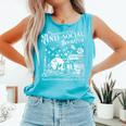 Unapologetically Antisocial Book Club Meets Weekly Retro Comfort Colors Tank Top Light Green Unapologetically Antisocial Book Club Meets Weekly Retro Comfort Colors Tank Top Light Green