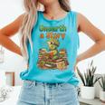 Unearth a Story Triceratops Dinosaur Reading Books Cute Dino Comfort Colors Tank Top Light Green Unearth a Story Triceratops Dinosaur Reading Books Cute Dino Comfort Colors Tank Top Light Green
