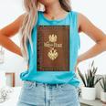 War And Peace Book Cover Comfort Colors Tank Top Light Green War And Peace Book Cover Comfort Colors Tank Top Light Green