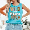 Wild About Reading Book Reader Book Nerd Book Reading Lover Premium Tri-Blend Comfort Colors Tank Top Light Green