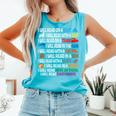 I Will Read Books On A Boat & Everywhere Reading Kids Book Comfort Colors Tank Top Light Green I Will Read Books On A Boat & Everywhere Reading Kids Book Comfort Colors Tank Top Light Green