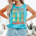 Women's DCC Many Faces Of Mordecai Grid Gamer Series Book Comfort Colors Tank Top Light Green