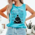 In A World Full Of Bookworms Be A Book Ninja Reading Reader Comfort Colors Tank Top Light Green