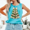 Xmas Tree Books Merry Christmas Coquette Bow Teacher Holiday Comfort Colors Tank Top Light Green Xmas Tree Books Merry Christmas Coquette Bow Teacher Holiday Comfort Colors Tank Top Light Green
