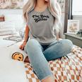 The Book Was Better Book Lover Reading Premium Tri-Blend Comfort Colors Tank Top Butter