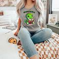 Book Lover Reading Dinosaur Readosaurus Library Comfort Colors Tank Top Butter