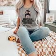 Born To Read Books Forced To Read Emails Messy Bun Reading Comfort Colors Tank Top Butter