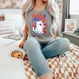 Childless Cat Ladies Vote Kamala Harris Cute Comic Book Cat Comfort Colors Tank Top Butter