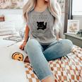 Cute Cats And Books Aesthetic Feline Reader Graphic Premium Tri-Blend Comfort Colors Tank Top Butter