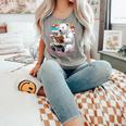 Cute Polar Bear Is Reading a Book Reading Polar Bear Comfort Colors Tank Top Butter