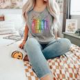 Equality Books Peace Love Compassion LGBT Gay Lesbian Pride Comfort Colors Tank Top Butter