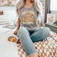 Fall In Love With Reading Book Autumn Pumpkins And Teachers Comfort Colors Tank Top Butter