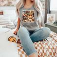 Fox Reads By Fireplace In Cabin Rustic Book Cozy Cup Tea Comfort Colors Tank Top Butter