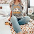 Groovy Halloween Teacher Spooky Read More Book Women Girl Comfort Colors Tank Top Butter