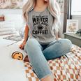Instant Writer Just Add Coffee Author Book Writing Books Comfort Colors Tank Top Butter